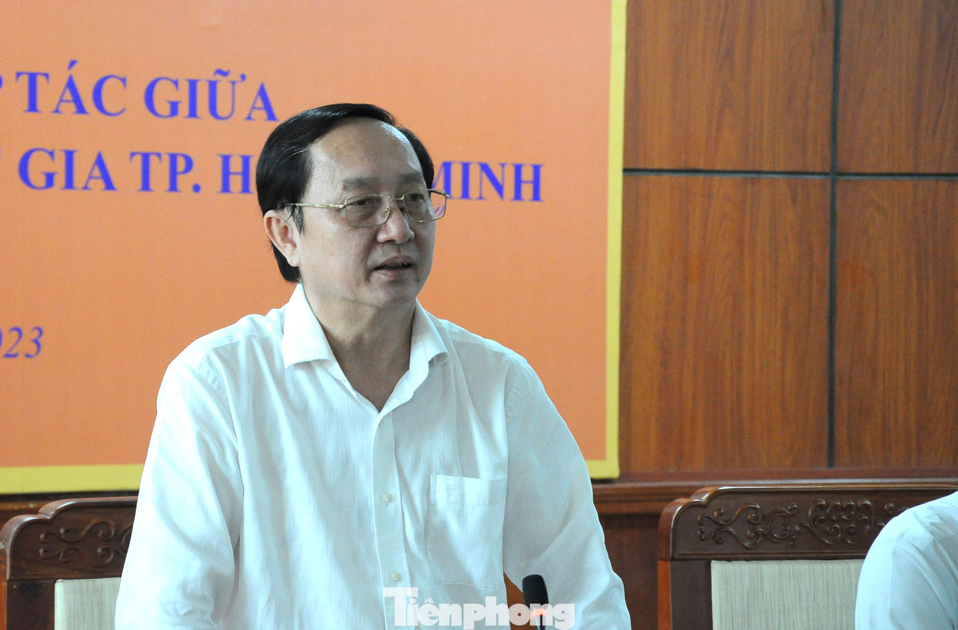 Bộ trưởng Bộ KH&amp;CN Huỳnh Thành Đạt phát biểu. Ảnh: CK