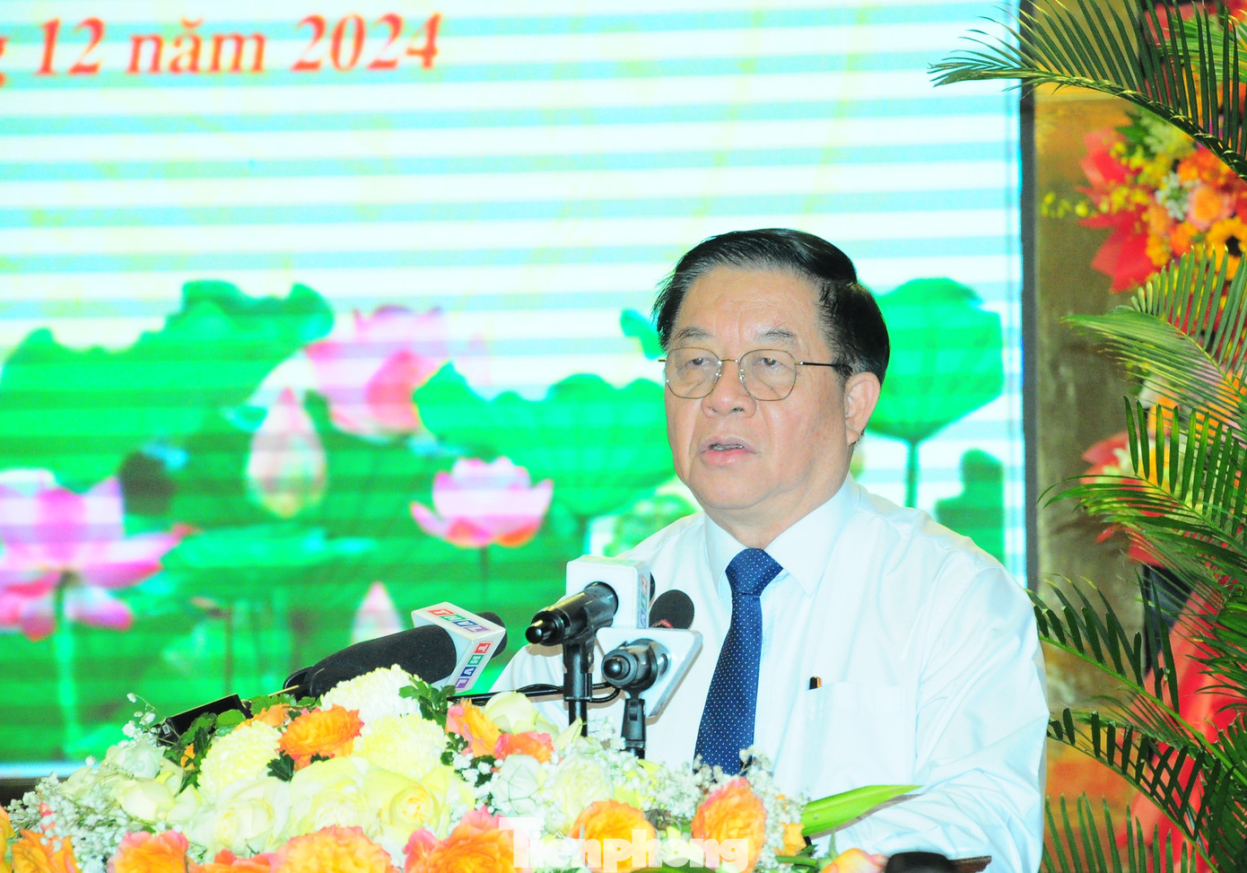 Trưởng Ban Tuyên giáo Trung ương Nguyễn Trọng Nghĩa phát biểu tại hội nghị. Ảnh: CK Trưởng Ban Tuyên giáo Trung ương Nguyễn Trọng Nghĩa phát biểu tại hội nghị. Ảnh: CK