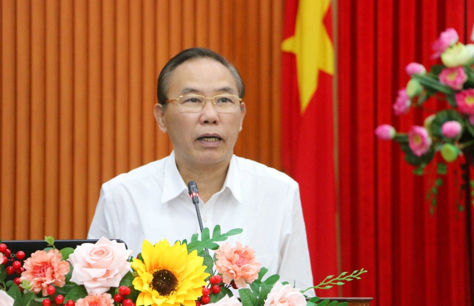 Thứ trưởng Bộ NN&amp;PTNT Phùng Đức Tiến phát biểu tại hội nghị. Ảnh: NC.