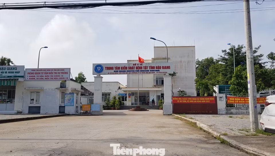 Trụ sở CDC Hậu Giang (Ảnh: Cảnh Kỳ).