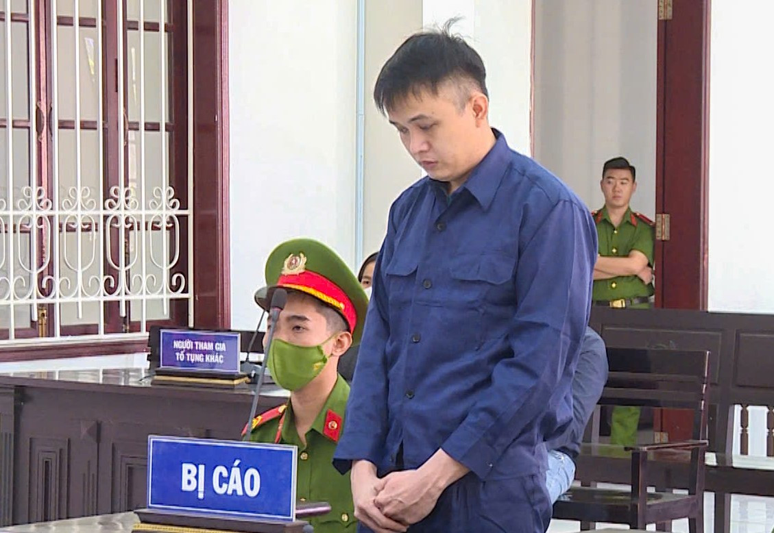 Bị cáo Trương Hoài Thương tại tòa. Bị cáo Trương Hoài Thương tại tòa.