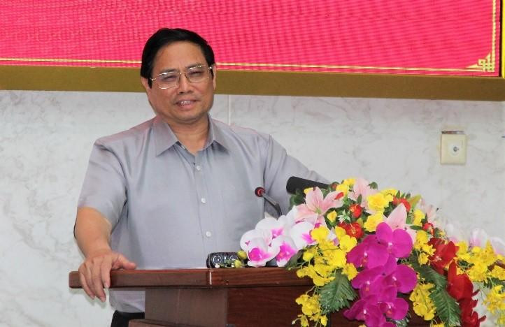 Thủ tướng Phạm Minh Chính phát biểu tại buổi làm việc. Thủ tướng Phạm Minh Chính phát biểu tại buổi làm việc.