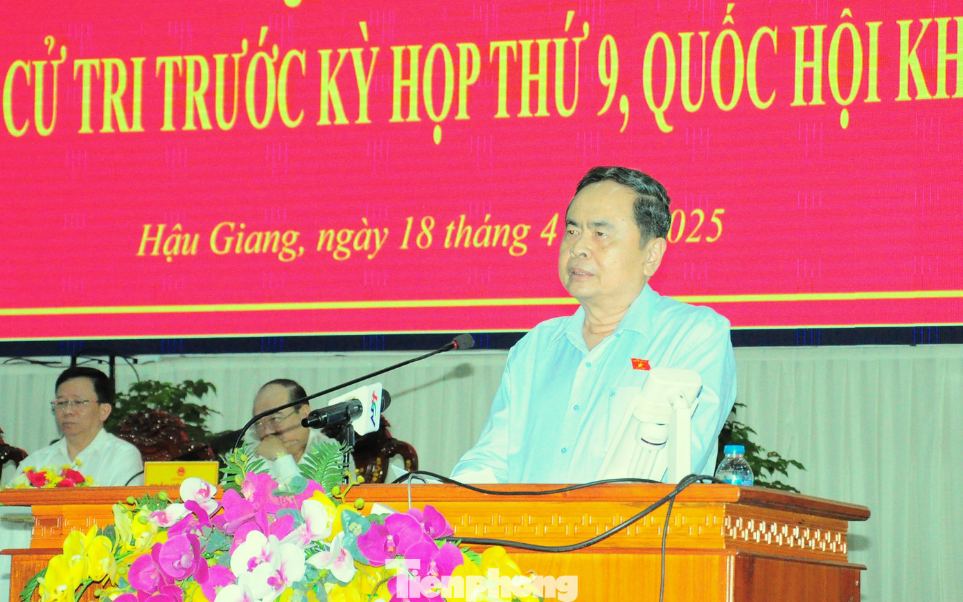 Chủ tịch Quốc hội Trần Thanh Mẫn phát biểu tại hội nghị. Ảnh; CK Chủ tịch Quốc hội Trần Thanh Mẫn phát biểu tại hội nghị. Ảnh; CK