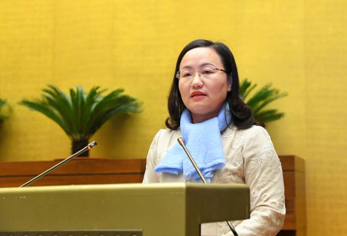 Đại biểu Phạm Thúy Trinh. Ảnh: Media Quốc hội