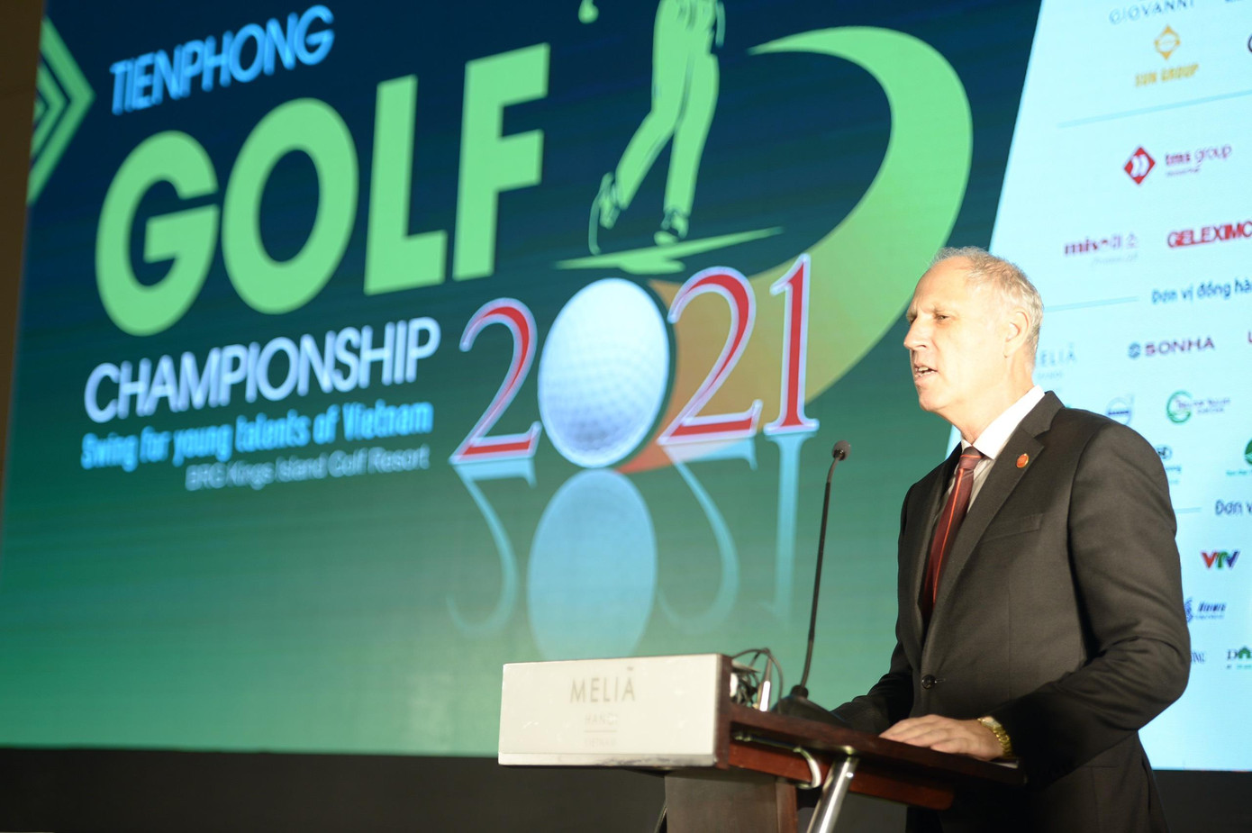 Ông Mark Andrew Gene Reeves - Giám đốc phát triển kinh doanh golf, Tập đoàn BRG. Ảnh: Trọng Tài Ông Mark Andrew Gene Reeves - Giám đốc phát triển kinh doanh golf, Tập đoàn BRG. Ảnh: Trọng Tài