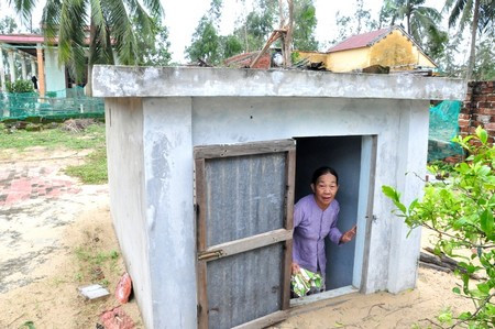 Đây là căn hầm trú bão của bà Chấp