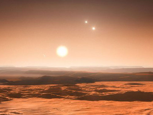 Minh họa ngôi sao Gliese C (Ảnh BBC)