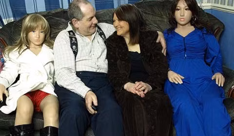 Vợ chồng Bob và Lizzie vui vẻ bên hai người “bạn thân”