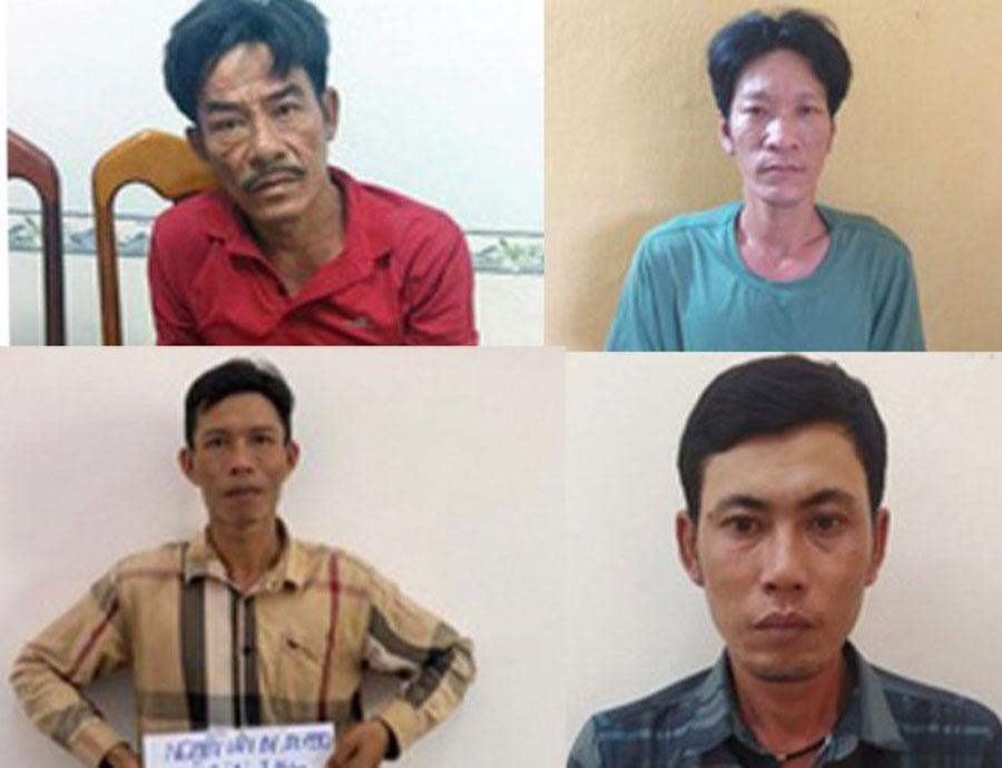 Nhóm nghi phạm trong vụ đột nhập tiệm vàng. Nhóm nghi phạm trong vụ đột nhập tiệm vàng.