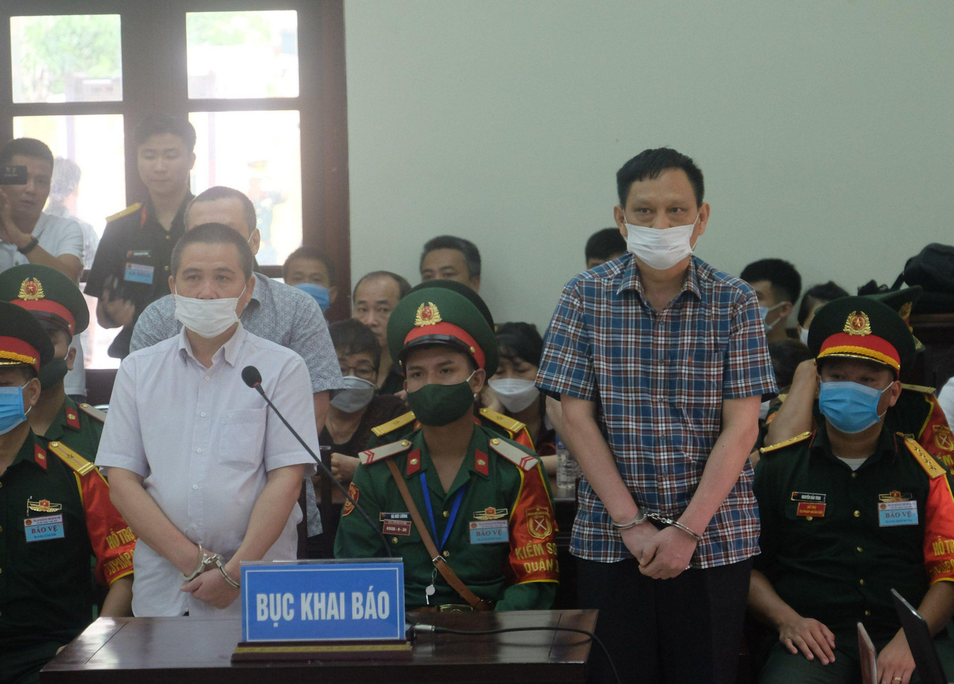 Các bị cáo trong vụ án