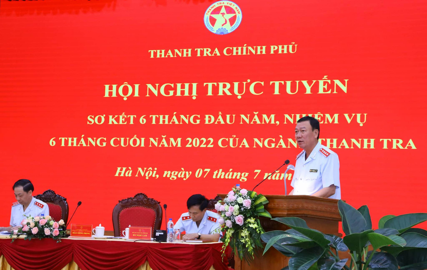 Tổng Thanh tra Chính phủ yêu cầu: "Khi phát hiện vụ việc có dấu hiệu tội phạm thì chuyển ngay cơ quan điều tra xử lý, không chờ ban hành kết luận thanh tra". Tổng Thanh tra Chính phủ yêu cầu: "Khi phát hiện vụ việc có dấu hiệu tội phạm thì chuyển ngay cơ quan điều tra xử lý, không chờ ban hành kết luận thanh tra".