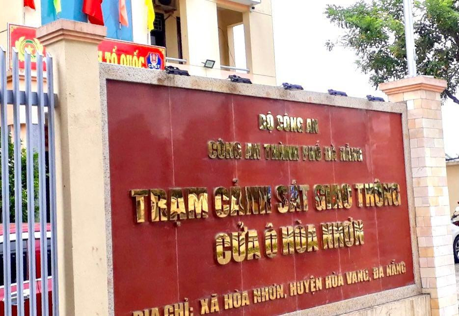 Trạm CSGT cửa ô Hòa Nhơn.
