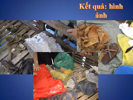 Ảnh tìm kiếm hài cốt liệt sĩ của một nhà ngoại cảm tại buổi sinh hoạt