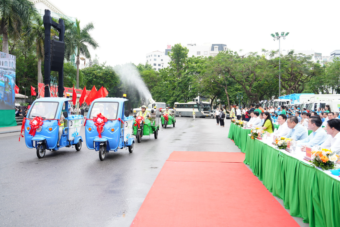 Các thiết bị mới trình diễn tại buổi lễ