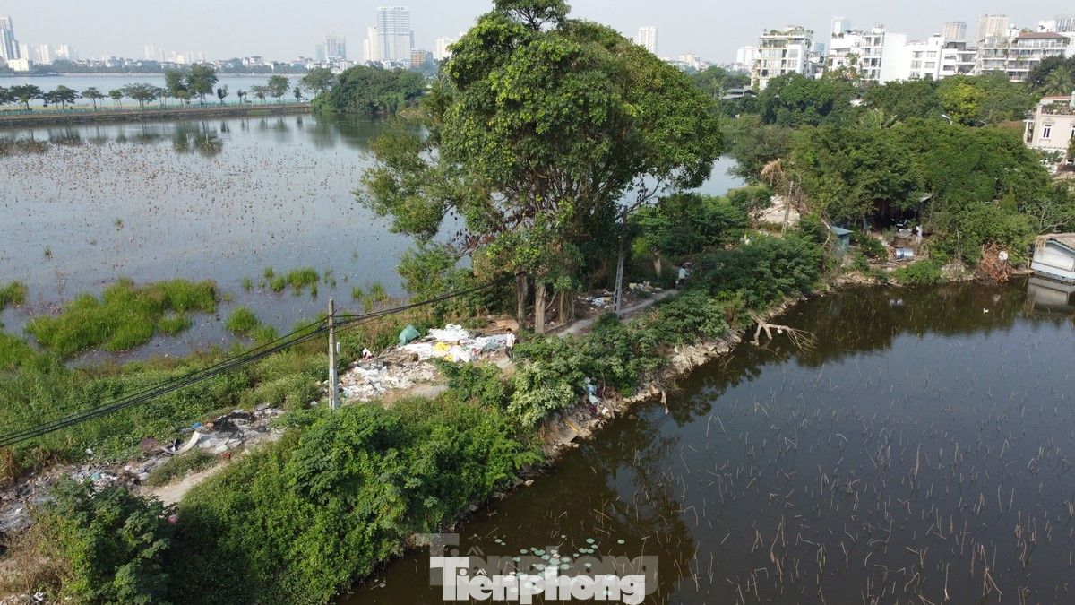 Một tuyến đường sẽ được mở theo quy hoạch, vị trí nằm ngay sát hồ Đầm Trị