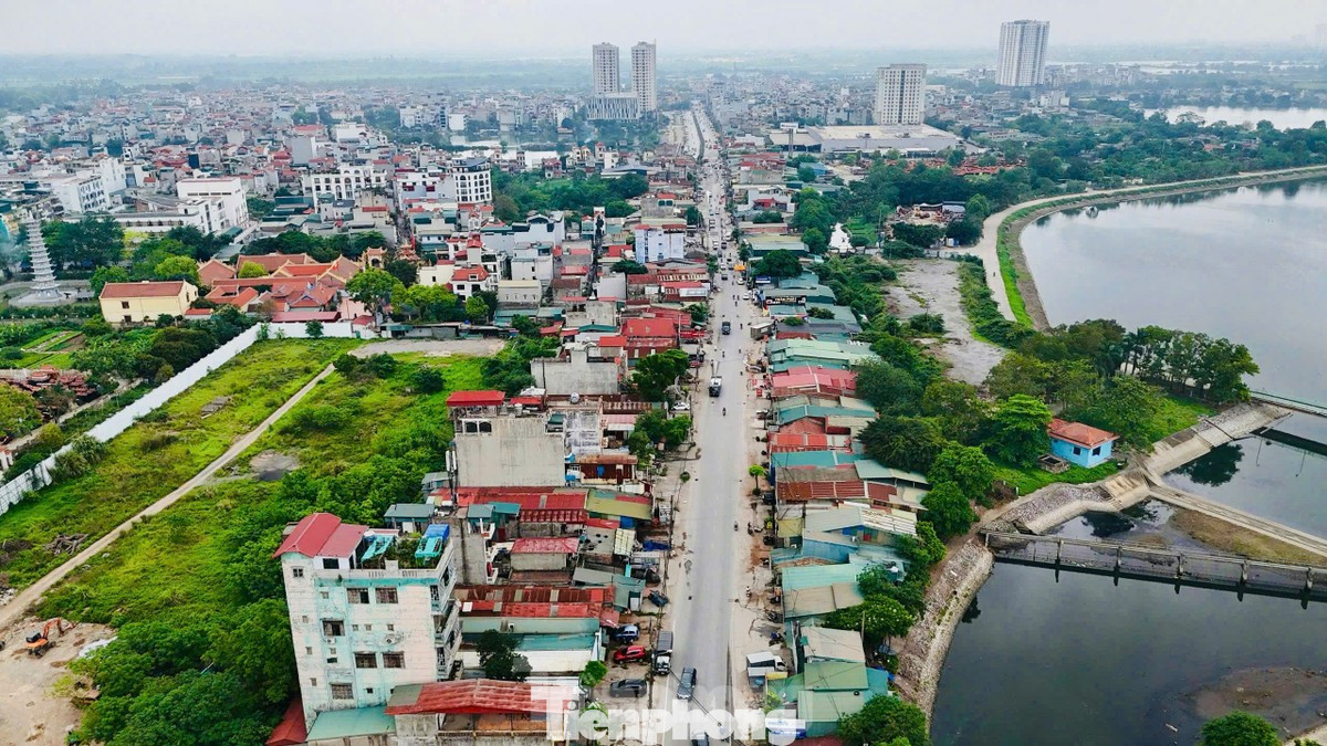 Toàn cảnh dự án mở đường Tam Trinh, quận Hoàng Mai. Ảnh: Trọng Tài