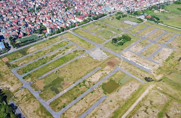 Một khu đấu giá đất tại huyện Đông Anh. Ảnh minh họa