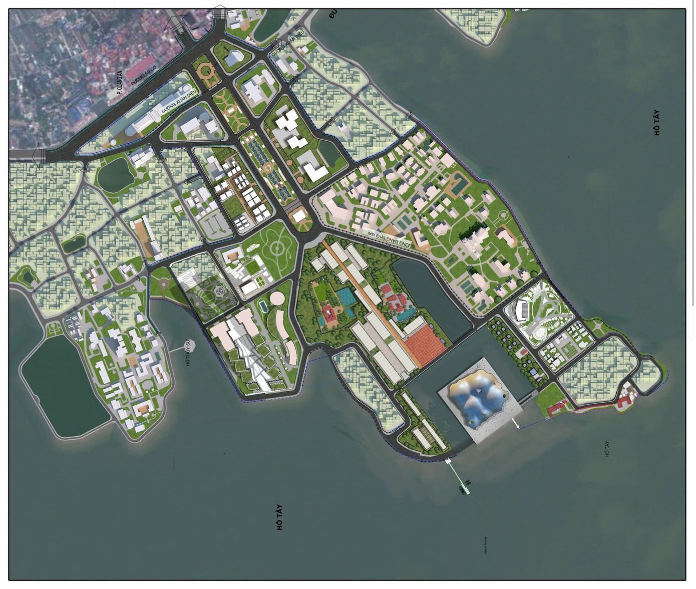 Quy hoạch đường Đặng Thai Mai cùng các khu vực mở rộng tại bán đảo Quảng An. Quy hoạch đường Đặng Thai Mai cùng các khu vực mở rộng tại bán đảo Quảng An.