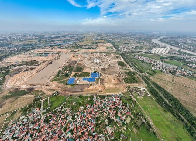 Dự án đầu tư xây dựng Khu đô thị mới tại các xã Xuân Canh, Đông Hội, Mai Lâm, huyện Đông Anh đang được triển khai xây dựng