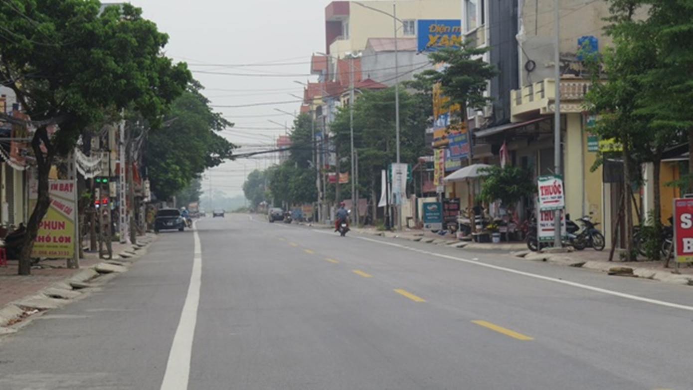 Tỉnh lộ 419 đoạn qua địa bàn huyện Mỹ Đức.