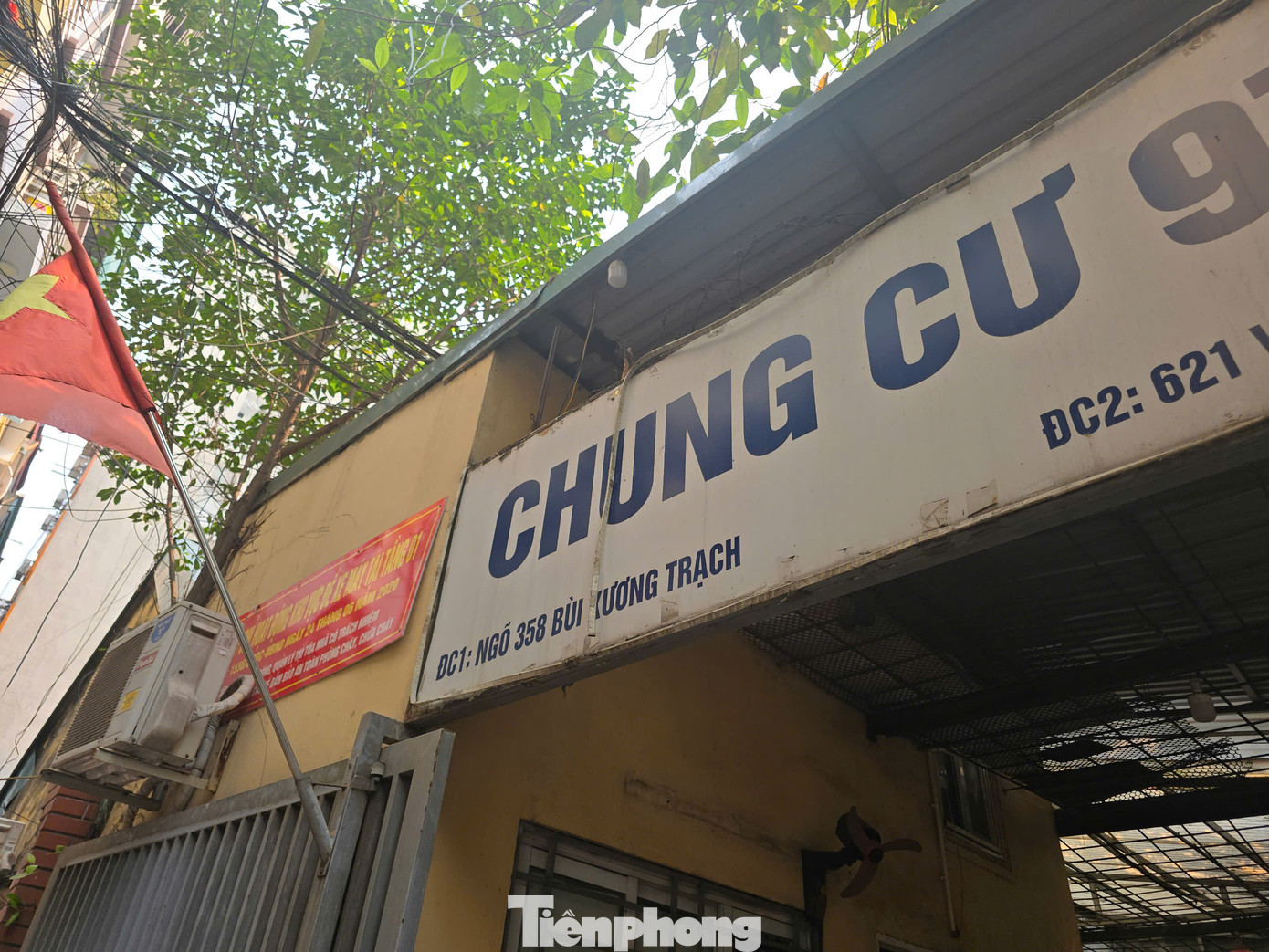 Chung cư mini bị đình chỉ hoạt động tầng 1 nhưng vẫn hoạt động tại phường Khương Đình, quận Thanh Xuân