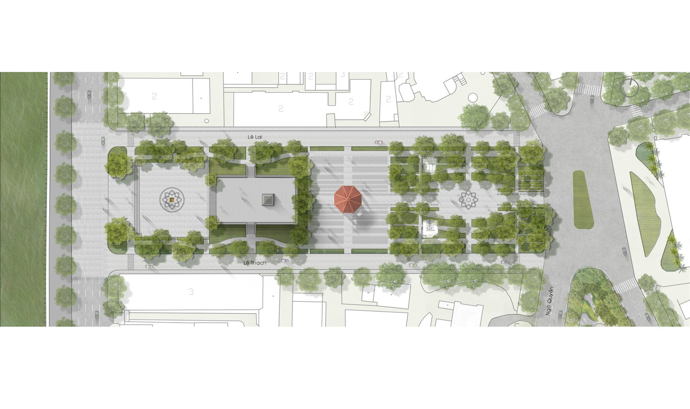 Phối cảnh cây xanh sau cải tạo Phối cảnh cây xanh sau cải tạo