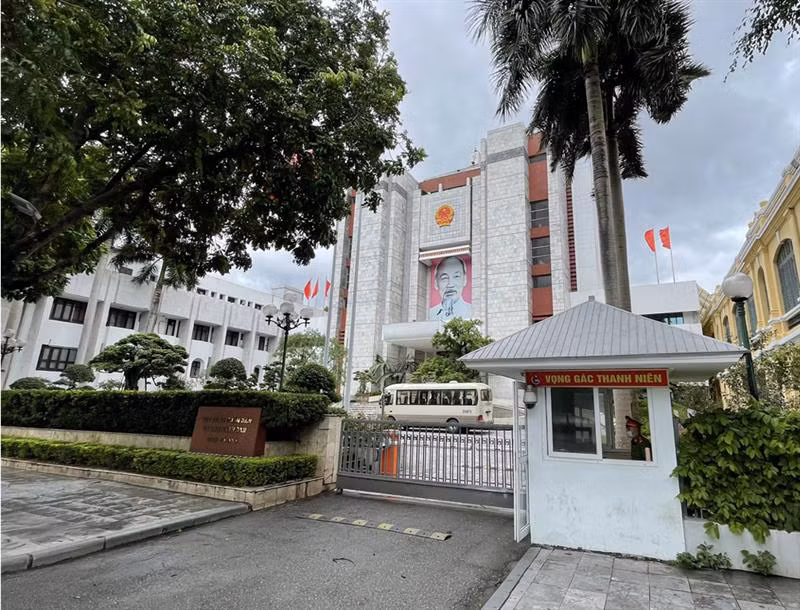 Trụ sở UBND thành phố Hà Nội.