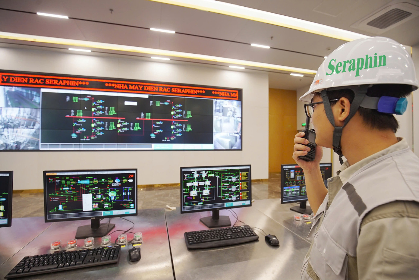 Nhà máy điện rác Seraphin đi vào hoạt động dự kiến sẽ đốt toàn bộ khối lượng bình quân khoảng 1.500 tấn rác/ngày tại bãi rác Xuân Sơn