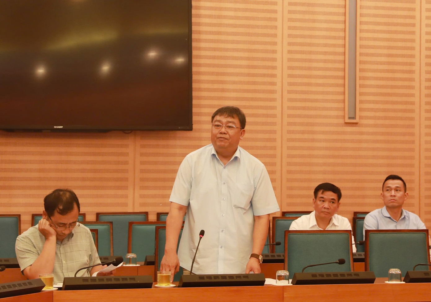 Đại diện Cục Đăng kiểm Việt Nam chia sẻ quan điểm tại hội nghị. Ảnh: Hoàng Sơn Đại diện Cục Đăng kiểm Việt Nam chia sẻ quan điểm tại hội nghị. Ảnh: Hoàng Sơn