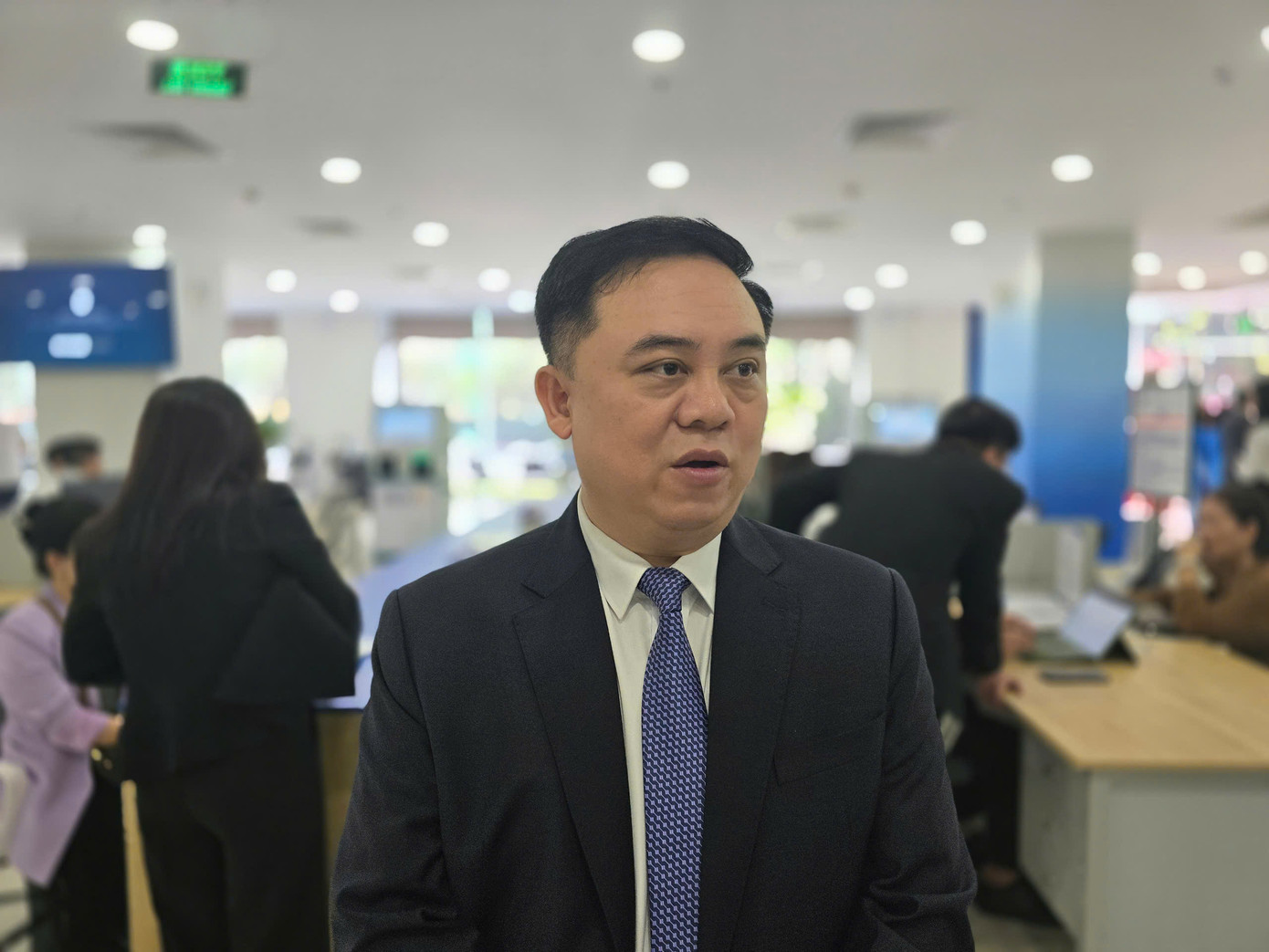 Ông Bùi Dương, Giám đốc Trung tâm phục vụ hành chính công Thành phố Hà Nội (chi nhánh số 1)