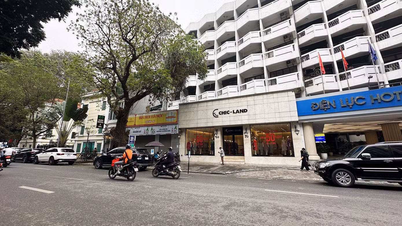 Khu vực các cơ quan, trụ sở nằm trong khu vực nghiên cứu quy hoạch trên mặt phố Lý Thái Tổ.
