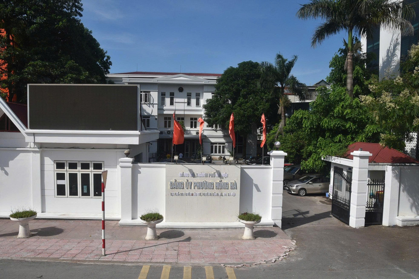 Trụ sở Đảng ủy phường Hồng Hà mới tại 362 Âu Cơ đã hoàn thành sửa chữa