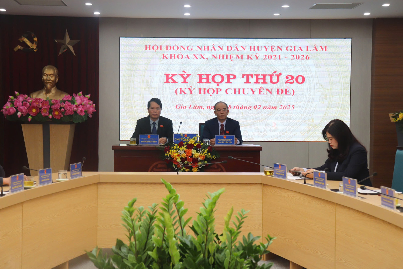 Quang cảnh kỳ họp chuyên đề HĐND huyện Gia Lâm Quang cảnh kỳ họp chuyên đề HĐND huyện Gia Lâm