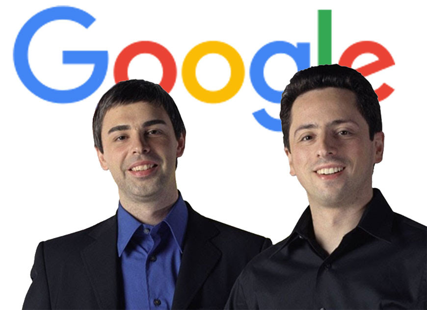 Hai nhà sáng lập của Google là Larry Page và Sergey Brin. Hai nhà sáng lập của Google là Larry Page và Sergey Brin.
