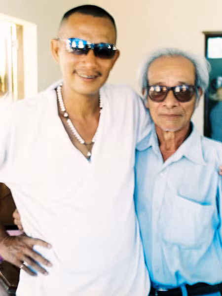 Bùi Chí Vinh và Xuân Sách. Ảnh: M.P.K