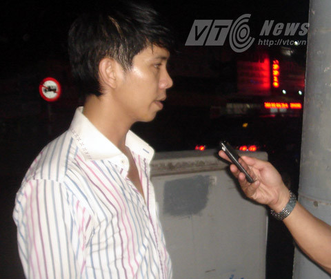  Anh Khiêm trả lời PV VTC News. Ảnh: Hạnh Phương