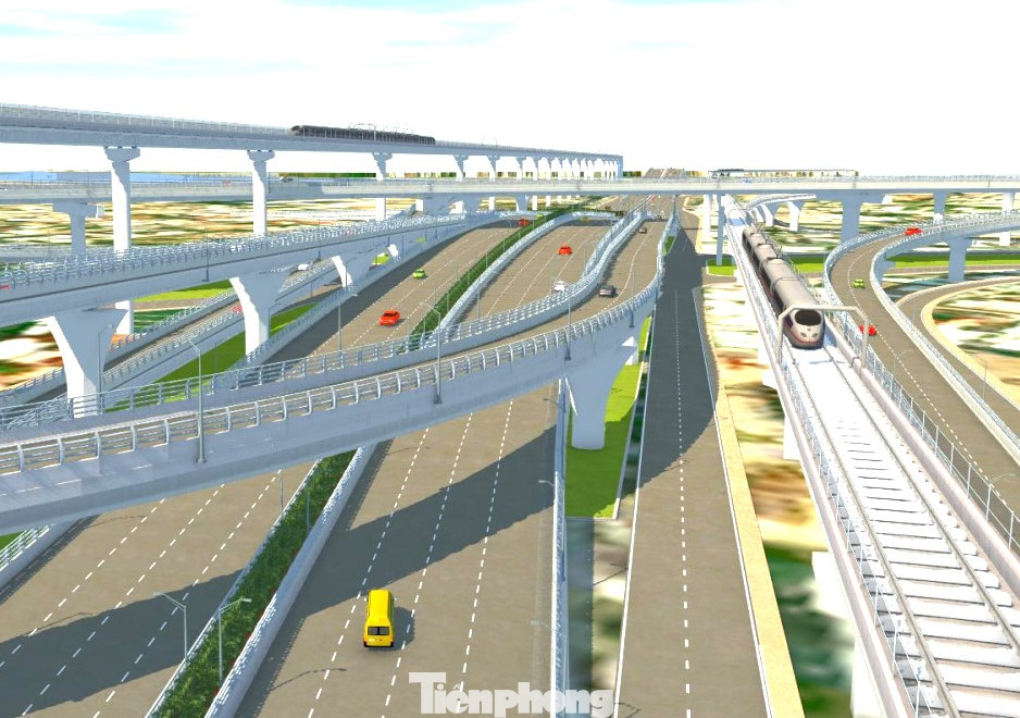 Mô phỏng nút giao Bình Chuẩn sau khi hoàn thiện