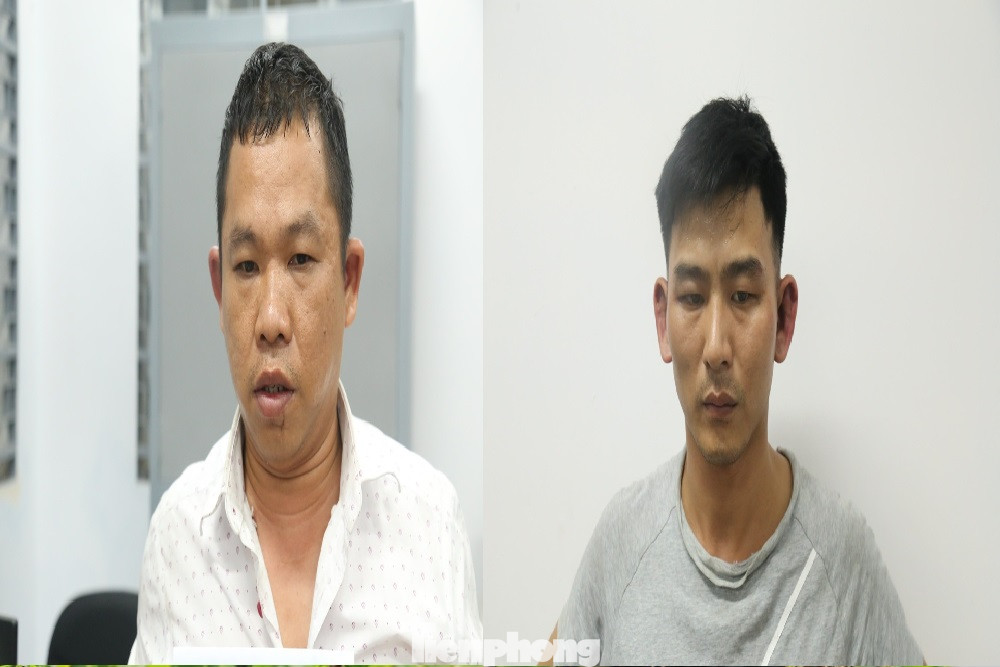 Đỗ Văn Tâm và Lê Minh Trí Ảnh: Công an cung cấp
