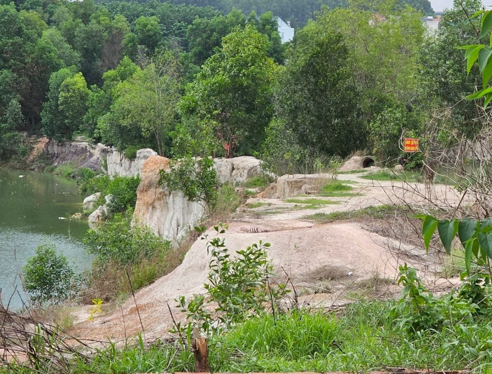 Hồ nước nơi xảy ra vụ việc