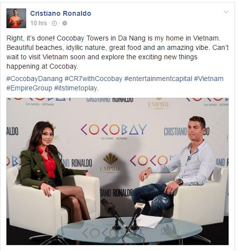 Trong lúc mùa giải căng thẳng, Ronaldo “ung dung” đi... mua nhà Việt Nam ảnh 2