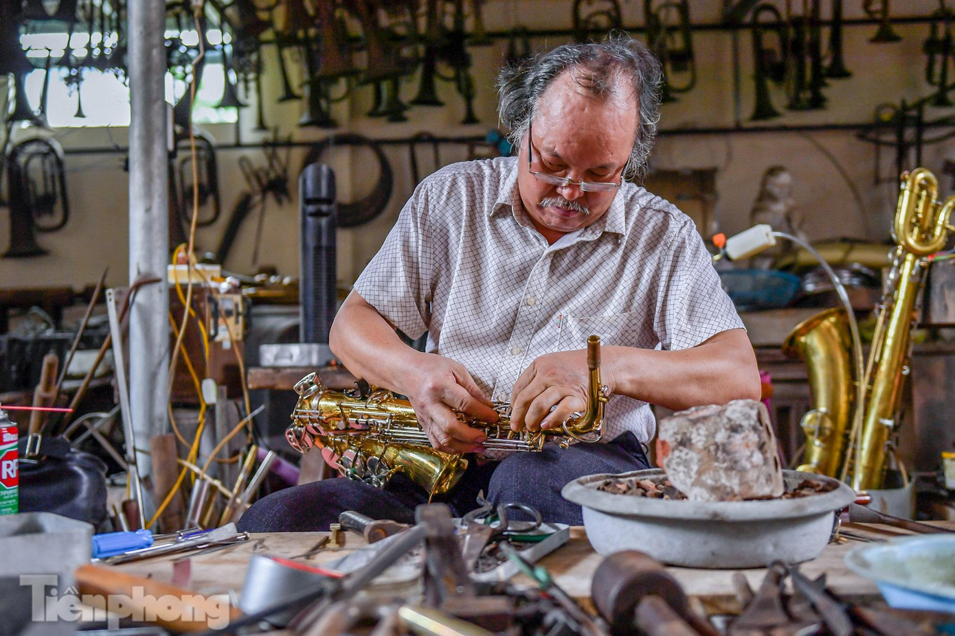 Gia đình ông Nguyễn Văn Cường có công lớn trong việc hình thành làng kèn đồng Phạm Pháo. Người đầu tiên đặt nền móng cho nghề này ở làng là ông Nguyễn Văn Biên (bố ông Cường) từ những năm 1950.