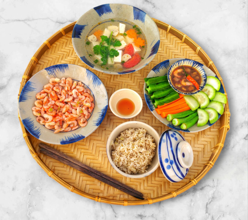 Những mâm cơm được bày biện đẹp mắt Những mâm cơm được bày biện đẹp mắt