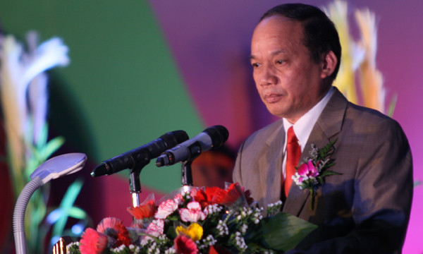 Đồng chí Vũ Văn Tám, Thứ trưởng Bộ NN&PTNT phát biểu trong lễ khai mạc Hội nghị xúc tiến đầu tư