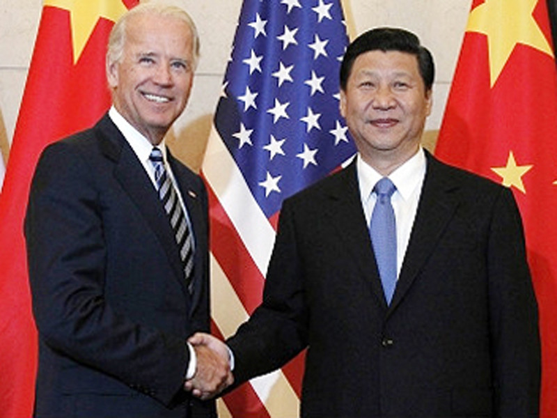 Phó chủ tịch nước Tập Cận Bình với Phó Tổng thống Mỹ Joe Biden. Phó chủ tịch nước Tập Cận Bình với Phó Tổng thống Mỹ Joe Biden