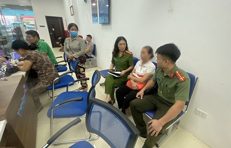 Cơ quan công an đã kịp thời ngăn chặn vụ lừa đảo. Ảnh do Công an Thanh Hoá cung cấp