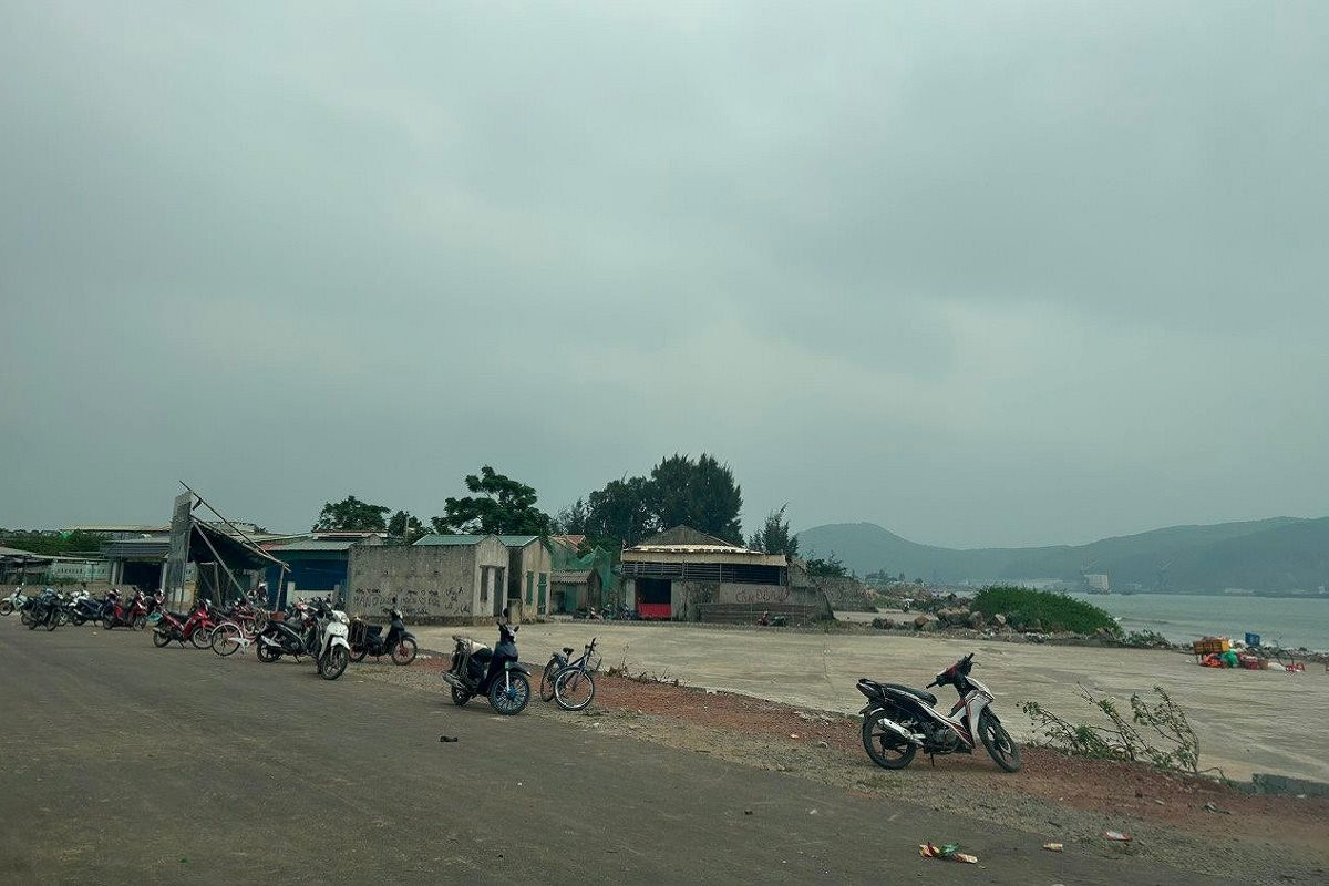 Khu vực sẽ xây dựng Cảng container Long Sơn