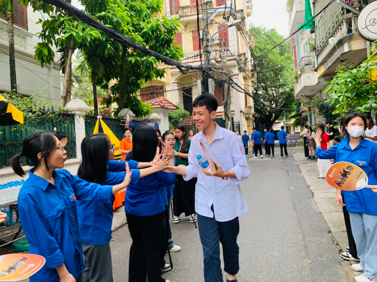 Là bài thi đầu tiên nên nhiều thí sinh khá thoải mái