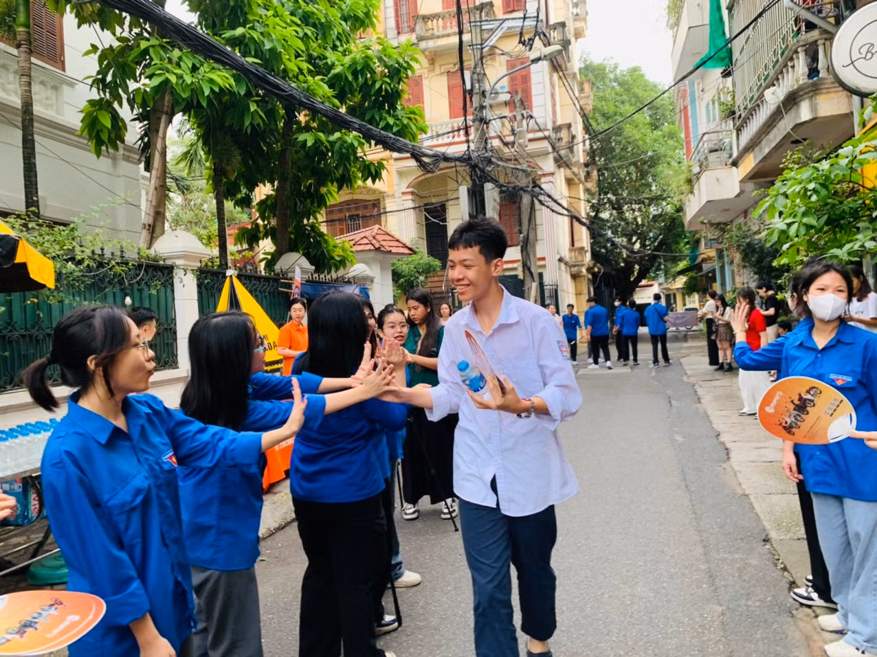 Là bài thi đầu tiên nên nhiều thí sinh khá thoải mái