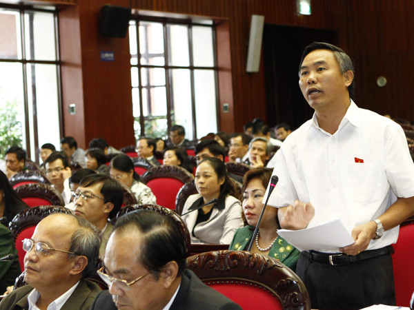 ĐB Phùng Đức Tiến (Hà Nam). Ảnh: Hồng Vĩnh