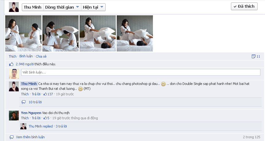 Thu Minh lên tiếng đính chính về những bức ảnh này trên facebook cá nhân. Thu Minh lên tiếng đính chính về những bức ảnh này trên facebook cá nhân